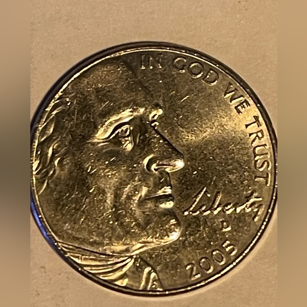 2005 D Mint Nickel-Rare Buffalo Five Cent Coin